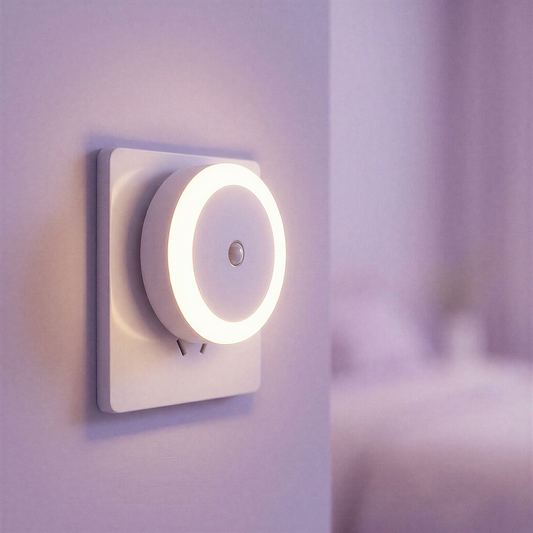 Round Smart Light Sensing Night Light